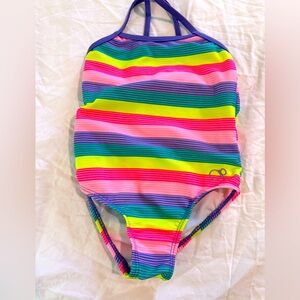 OP Neon one-Piece Swimsuit toddler 18m
